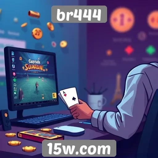 Experiência do usuário no site de jogos br444